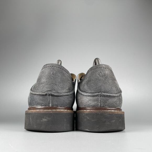Olukai Walino Men’s Size 11 Gray Leather Lace Up Casual Oxford Dress Shoes EUC main image 9